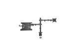 DIGITUS - mounting kit - for monitor / notebook - universal - matte black Up to 32" (monitor) / up to 15.6" (notebook) 100 x 100 mm