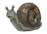 Dekofigur »Schnecke mit Schmetterling«