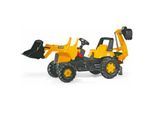 Rolly Toys - jcb Trettraktor mit Frontlader + Bagger, FlÙsterreifen, ab 3 Jahre