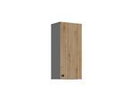 Küche AVA Artisan Hängeschrank 40 cm Lamellenoptik Küchenzeile Einbauküche