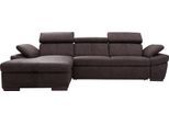 exxpo - sofa fashion Ecksofa »Salerno, klassisch modernes Funktionssofa, hoher Sitzkomfort, L-Form«, inkl. Kopf- und Armteilverstellung, wahlweise mit Bettfunktion