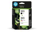 HP 303 Schwarz und Farbe 2er-Pack Original Druckerpatronen