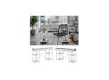 Vicco Schminktisch Chino Weiß 120 cm mit 3 Schubladen