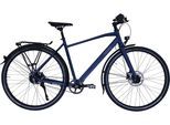 Trekkingrad HAWK BIKES "Trekking Gent Super Deluxe Ocean Blue" Gr. 53, blau, Fahrräder, 53cm, 28 Zoll (71,12cm), für Herren
