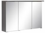 Spiegelschrank WELLTIME "Ravenna", grau (graphit), B:90cm H:68cm T:20cm, Holzwerkstoff, Schränke, Spiegelschrank, Breite 90 cm