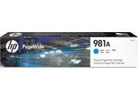 Original HP PageWide Enterprise Color Flow MFP 586 dn (J3M68A / 981A) Druckerpatrone Cyan