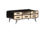 vidaXL Couchtisch 100×50×40 cm Mango Massivholz