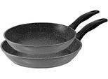 STONELINE Pfannen-Set, Aluminiumguss, (Set, 2 tlg., 1x Bratpfanne Ø 20 cm, 1x Schmorpfanne Ø 28 cm), Induktion