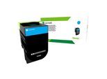 Original Lexmark CS 510 dte (70C2XCE / 702XC) Toner Cyan