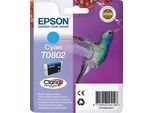 Original Epson Stylus Photo PX 800 FW (C13T08024011 / T0802) Druckerpatrone Cyan