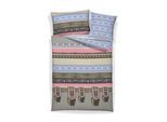 HOME FASHION Kissenbezug »Kuhglocken, 100 % Baumwoll-Satin«, (1 St.)