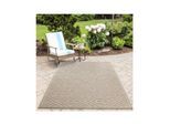 In & Outdoor Teppich, Waschbarer, Wetterfest,Balkon Terrasse Garten