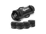 20kg Power Bag mit 4 Kettlebell Gewichten - 20x60 Home Training Sandbag 6 Griffe