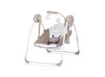 Chipolino Babywippe elektrisch Moonlight Musikfunktion, Fernbedienung, klappbar beige