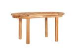 vidaXL Couchtisch 90x50x45 cm Massivholz Teak