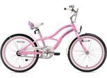 Jugendfahrrad BIKESTAR "Cruiser" Gr. 29, rosa (pink), Fahrräder, Kinder, 29cm, 20 Zoll (50,80cm), für Damen