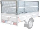 Gitteraufsatz STEMA, silber, H:66cm, Stahlblech, Bordwandaufsätze