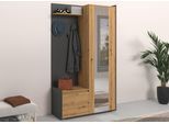 INOSIGN Garderobenschrank »Kosmo«, mit Spiegel Masse 118 x 30 cm, Höhe 190 cm, Breite 110 cm