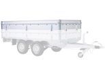 Bordwandaufsatz STEMA "SH-25-13 ZT00562", grau (grau, silber), H:33cm, Stahlblech, Bordwandaufsätze