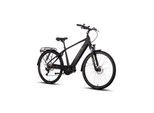 SAXONETTE Premium Sport E-Trekkingbike 10 Gang Scheibenbremse, Federgabel, Mittelmotor