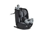 Moni Kindersitz i-Size i-Safe (76-150cm) Isofix, Top Tether, 13-fach verstellbar grau