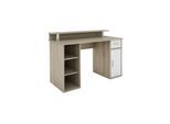 byLIVING Schreibtisch DIEGO, Breite 120 cm, Artisan Eiche (Eiche-Optik)/weiß