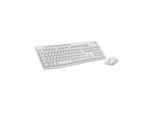 Logitech MK295 Silent Wireless Combo - Off White - DE - Tastatur & Maus Set - Deutsch - Weiss