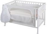 roba® Babybett »Room Bed, safe asleep®, Sternenzauber weiss«, (4 tlg.)