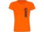 multifanshop Damen T-Shirt - Niederlande - Streifen - Druck schwarz - Frauen