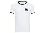 multifanshop Kontrast T-Shirt - Deutschland - Adler Retro - Druck schwarz - Männer