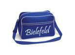 multifanshop Retrotasche - Bielefeld - Schriftzug - Druck weiß - Tasche