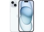 APPLE Smartphone "iPhone 15 Plus", B (A-G), blau, 128 GB, Mobiltelefone
