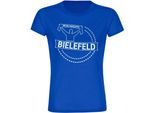 multifanshop Damen T-Shirt - Bielefeld - Meine Fankurve - Druck weiß - Frauen