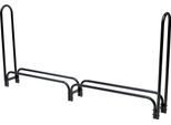 Kaminholzregal SHELTERLOGIC "ShelterLogic", schwarz, B:244cm H:118cm T:25cm, Stahl, Kaminholzlager, Kaminholzregal, 1000 kg Traglast, inkl. Abdeckung