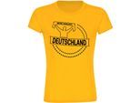multifanshop Damen T-Shirt - Deutschland - Meine Fankurve - Druck schwarz - Frauen