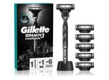 Gillette Mach3 Charcoal scheersysteem met houder + navulmesjes 6 st