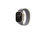 Apple Watch Ultra 2 GPS + Cellular 49mm - Titanium Case with Green/Grey Trail Loop - S/M