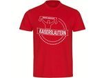 multifanshop Herren T-Shirt - Kaiserslautern - Meine Fankurve - Druck weiß - Männer