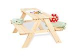 Pinolino Kindersitzgarnitur 'Nicki für 4', (Natur)