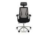hjh OFFICE High End Bürostuhl INSPERO Stoff / Netzstoff mit Armlehnen
