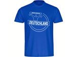 multifanshop Herren T-Shirt - Deutschland - Meine Fankurve - Druck weiß - Männer