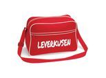 multifanshop Retrotasche - Leverkusen - Textmarker - Druck weiß - Tasche