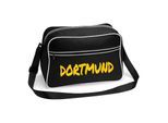 multifanshop Retrotasche - Dortmund - Textmarker - Druck gelb - Tasche