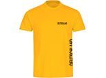 multifanshop Kinder T-Shirt - Deutschland - Brust & Seite - Druck schwarz - Kind