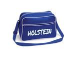 multifanshop Retrotasche - Holstein - Textmarker - Druck weiß - Tasche