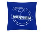 multifanshop Kissenbezug - Hoffenheim - Meine Fankurve - Druck weiß - Kissen