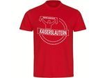 multifanshop Herren T-Shirt - Kaiserslautern - Meine Fankurve - Druck weiß - Männer