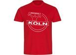multifanshop Herren T-Shirt - Köln - Meine Fankurve - Druck weiß - Männer