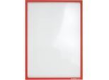 Schäfer Shop Select Magnetrahmen, für A4-Dokumente, UV-beständige PET-Folie, rot, 4 Stück