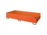 Regalwanne Typ RW/RW 2700-3, ohne Gitterrost, orange RAL2000